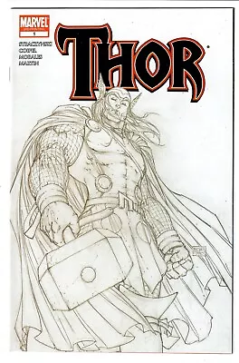 Buy Thor #1  - 3rd Print Michael Turner Sketch Variant (2007)  Free Combined P&p • 3.95£
