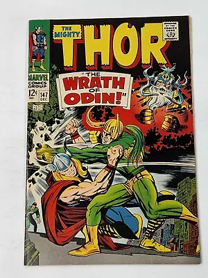 Buy The Mighty Thor 147 Origin Inhumans Continued Kirby Lee Marvel Silver Age 1967 • 59.96£