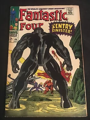 Buy THE FANTASTIC FOUR #64 VG+/F- Condition • 26.88£