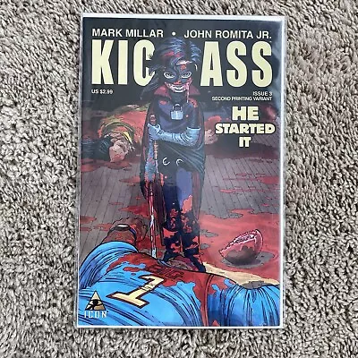 Buy Kick-Ass #3 2nd Print 1st App COVER Hit-Girl Icon HTF Rare • 55.39£