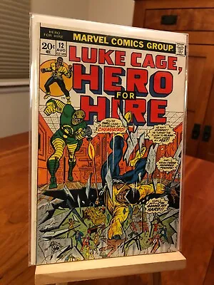 Buy LUKE CAGE, HERO FOR HIRE #12 - Marvel Comics - NICE VG+/FN- (read Description) • 15.77£
