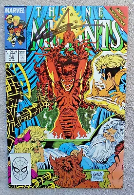 Buy Marvel The New Mutants Vol 1 #85 January 1990 Comic Book Signed Rob Liefeld • 43.97£