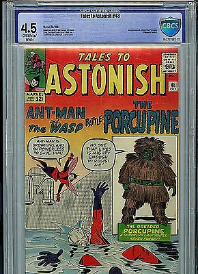 Buy Tales To Astonish #48  CBCS 4.5 1963 Silver Age  Marvel Comics 1st Porcupine B21 • 151.90£