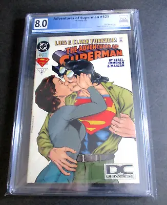 Buy Dc Comics The Adventures Of Superman #525 Dc Universe Special Logo Very Htf • 27.98£