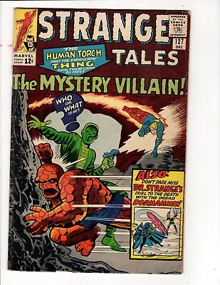 Buy Strange Tales #127 Marvel 1964(THIS BOOK HAS MINOR RESTORATION SEE DESCRIPTION) • 34.09£