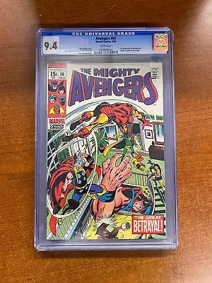 Buy Avengers 66 (1969) CGC 9.4 • 555.09£