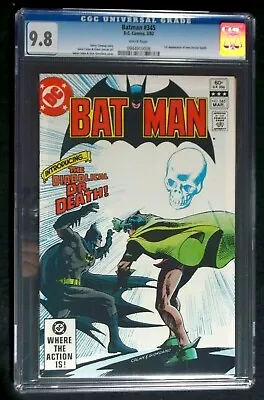 Buy Batman #345 CGC 9.8  1st App. Of Doctor Death Vintage DC Comics 1982 • 160.11£