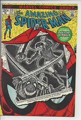 Buy Amazing Spider-Man #113 F+ (7.0) 1972 -1st Appearance Of Hammerhead • 78.84£