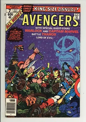 Buy Avengers Annual 7 - Death Of Thanos - Bronze-Age Classic - 6.5 FN+ • 21.58£