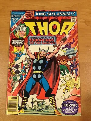 Buy Thor Annual #6, VG/FN 5.0, Guardians Of The Galaxy; Korvac • 11.48£