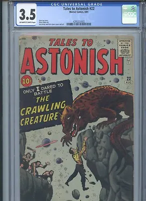 Buy Tales To Astonish #22 1961 CGC 3.5~ • 79.26£
