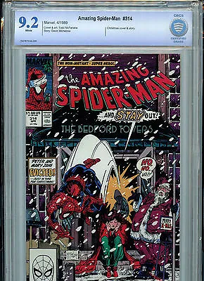 Buy Amazing Spider-man #314 CBCS 9.2 1988 Christmas Story Marvel Comics Comic B18 • 104.47£