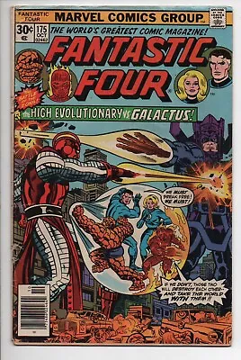 Buy Fantastic Four 175 Comic Book 1976 High Evolutionary Vs Galactus Detached Cover • 9.58£