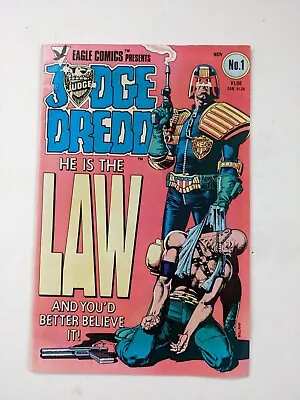 Buy Judge Dredd He Is The Law No 1 Nov 1983 US Eagle Comics. • 20£