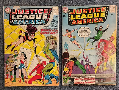 Buy Justice League Of America #23(FN) + 24(VG+) DC Comics 1963 1st Queen Bee • 33.11£