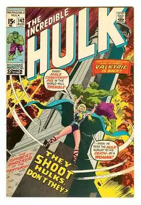 Buy Incredible Hulk #142 5.0 // 1st Appearance Of Valkyrie, Samantha Parrington 1971 • 52.77£