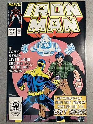 Buy Iron Man #220 (1987) Key! Death Of Spymaster Marvel Comics • 3.95£