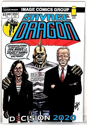 Buy SAVAGE DRAGON #253 Decision Biden Harris 2nd Print Variant Cover Image Comics • 11.98£
