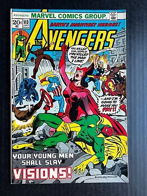 Buy AVENGERS #113 July 1973 2nd Appearance Of Mantis • 34.58£