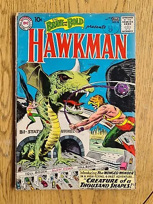 Buy Brave And The Bold #34 Vg (4.0) March 1961 1st Silver Age Hawkman Dc Comics ** • 239.99£