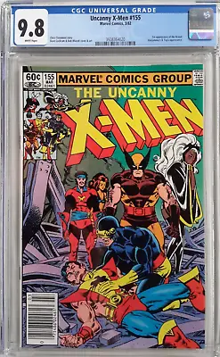 Buy 🔥uncanny X-men #155 Cgc 9.8*1982, Marvel*1st App. Of The Brood*newsstand*#4020* • 315.49£