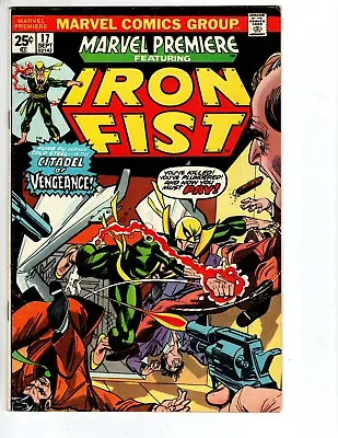 Buy Marvel Premiere #17, Featuring Iron Fist, Fine - Very Fine Condition • 22.39£