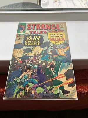 Buy Strange Tales 145 (1966) Nick Fury SHIELD, Doctor Strange App, Cents • 9.99£