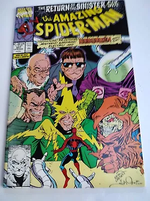 Buy Amazing Spider-Man 337 Marvel 1990 1st Full Team 2nd Sinister Six • 11.98£