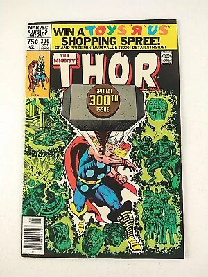 Buy The Mighty Thor #300 Newsstand Anniversary Issue (1980 Marvel Comics) F/VF • 7.91£