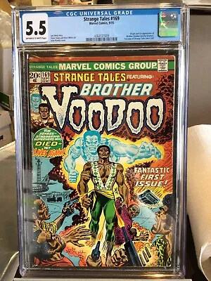 Buy Strange Tales #169 Brother Voodoo Marvel 1973 Cgc 5.5 Ow/w • 201.06£