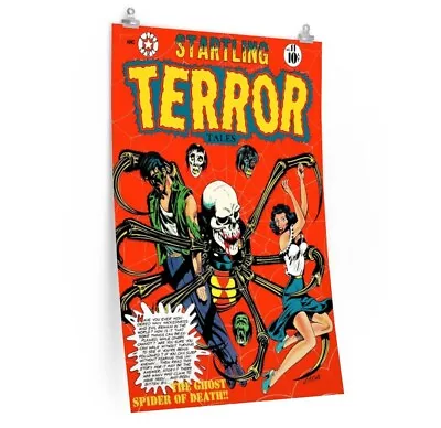 Buy STARTLING TERROR TALES 11 Vintage Horror Comic Book High Quality Matte Poster  • 23.66£