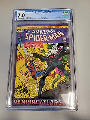 Buy Amazing Spider-man 102 Cgc 7.0 Origin 2nd Morbius Lizard Marvel Comics 1971 • 95.14£