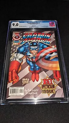 Buy Captain America #v2 #1 Cgc 9.0 White Pages   Variant Cover (1996) • 31.77£