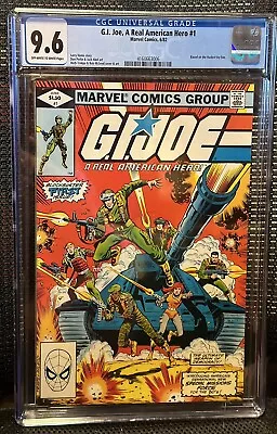Buy G.I. Joe, A Real American Hero #1 CGC 9.6 OW/WP Marvel Comics 1982 Key • 314.68£