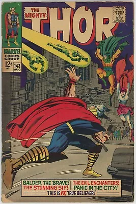 Buy Thor #143 (1962) - 2.5 GD+ *Soon Shall Come The Enchanters* • 7.68£
