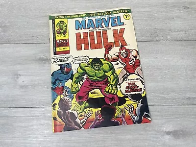 Buy The Mighty World Of Marvel STARRING THE INCREDIBLE HULK Comic No 103 Bronze 1974 • 4.49£