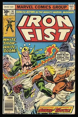 Buy Iron Fist #14 FN- 5.5 1st Appearance Sabretooth (Victor Creed)! Marvel 1977 • 199.82£