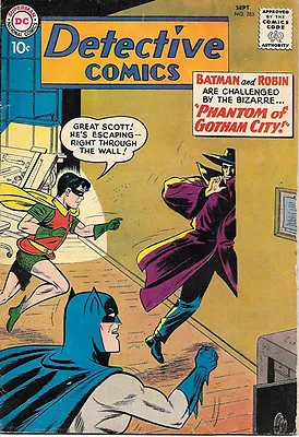 Buy Detective Comics Comic Book #283, DC Comics 1960 VERY GOOD+ • 45.83£
