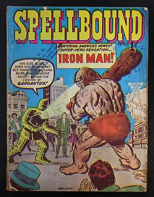 Buy Spellbound #43 L.Miller & Son 1964 Reprints Tales Of Suspense #40 2nd Iron Man G • 150£