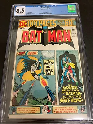 Buy Batman #261 * Cgc 8.5 * (dc, 1975)  100 Page Giant!!  Cardy Cover!!  Must-see!! • 80.02£