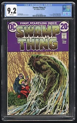 Buy Swamp Thing #1 CGC 9.2 (DC 10-11/72) Origin Swamp Thing; 1st App Alec Holland • 691.78£