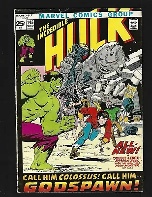 Buy Incredible Hulk #145 FN Giant Trimpe 1st Colossus 1st Horusians Betty Ross • 12.64£