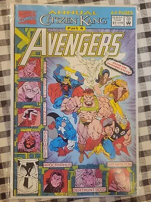 Buy Avengers Annual #21 (1992) 1st Anachronauts! 1st Victor Timely! CITIZEN KANG • 15.88£