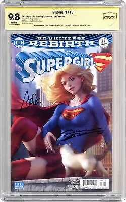 Buy Supergirl #13B Lau Variant CBCS 9.8 SS Orlando/Lau 2017 18-078D7B4-098 • 119.93£