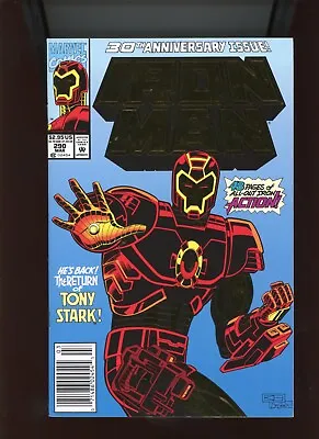 Buy 1993 Marvel,  Iron Man   # 290, Key, 30th Anniversary, Foil Cover, U-PICK, BX100 • 7.06£