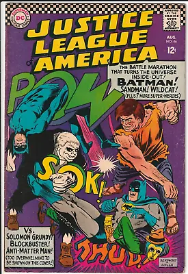 Buy Justice League Of America #46 1966 DC Comics 5.5 FN- 1ST SA SANDMAN • 37.93£