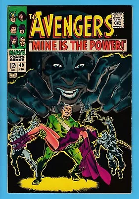 Buy AVENGERS # 49 FN 5.5/6.0 1st APPEARANCE Of TYPHON_MAGNETO COVER-STORY_CENTS_1968 • 7.50£
