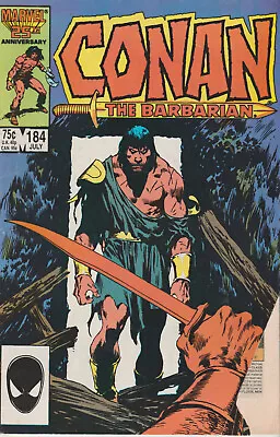 Buy Marvel Comics Conan The Barbarian #184 (1986) 1st Print Poor • 1£