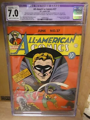 Buy Dc Comics All American 1941 CGC 7.0 Green Lantern 1st Appearance Dolby Dickles • 1,759.99£