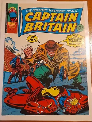Buy Captain Britain #32 May 1977 VFINE- 7.5 Only The Strong Survive • 9.99£